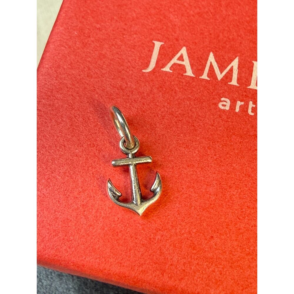 James Avery Retired Mini Tiny Anchor Charm Uncut Loop - Picture 6 of 7